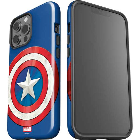Marvel Captain America Shield iPhone 15 Pro Max Impact Case